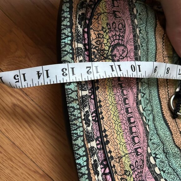 Sakroots Convertible Backpack ll Multicolor Pattern Tribal School Fashion Bag - Picture 8 of 9